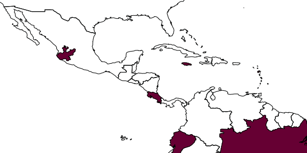 map of Gonatopus flavipes     Olmi, 1984